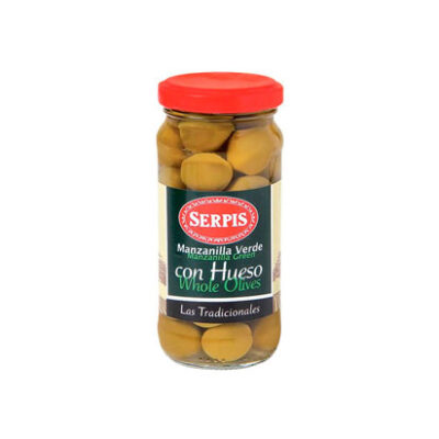 Aceituna El Serpis C/Hueso Frasco 235 Gr