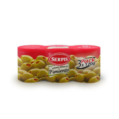 Aceituna El Serpis Pimiento 3 Pk 120 Gr