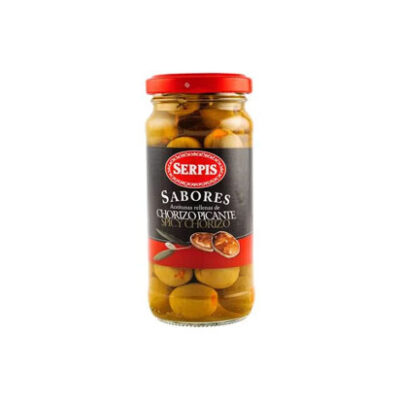 Aceituna El Serpis Sabor Chorizo Picante 235 Gr