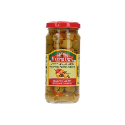 Aceituna Maestranza Manzanilla Pimiento 330 Gr