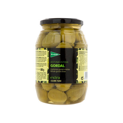Aceitunas El Corte Ingles Verdes Godal 500 Gr