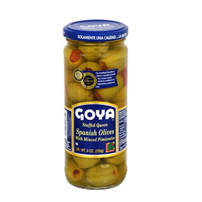 Aceitunas Goya Gordales Rellenas De Pimientos 9 Oz.