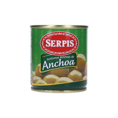 Aceitunas Serpis Rellenas De Anchoa 200 Gr