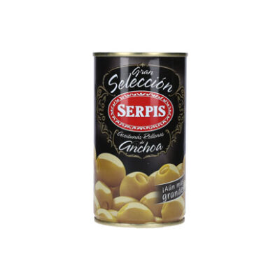 Aceitunas Serpis Rellenas De Anchoa 350 Gr