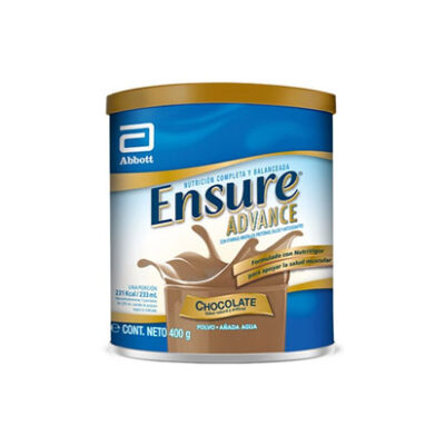 Alimento Ensure Advance Chocolate Polvo 400 Gr