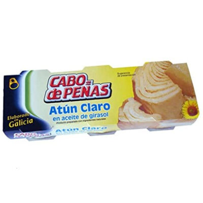 Atún Cabo De Peñas Claro Aceite Girasol 3/80 G