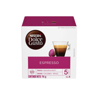 Cápsulas Nescafé Dolce Gusto Espresso 16 Tazas Preparadas