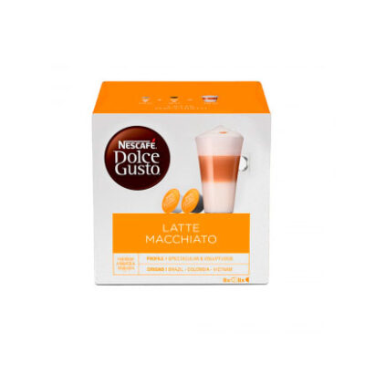 Cápsulas Nescafé Dolce Gusto Latte Macchiato 8 Tazas Preparadas.