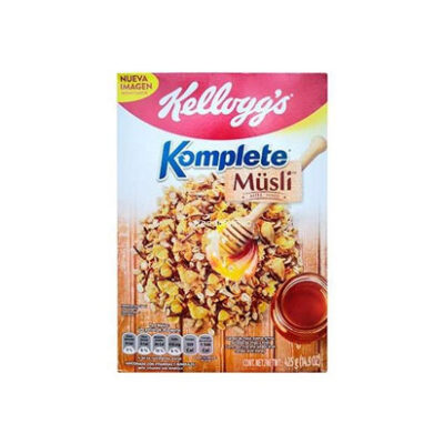 Cereal Komplete Kelloggs Musli Miel Cja 435 Gr