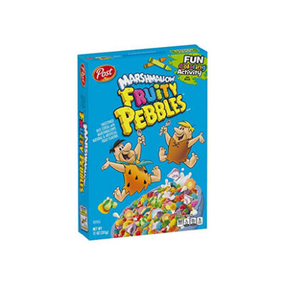 Cereal Post Marshma Fruity Pebbles 11 Oz
