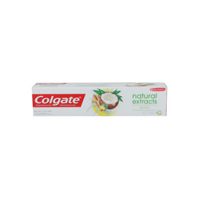Crema Dental Colgate Natural Extracts Detox Coco Y Jengibre 88 Ml