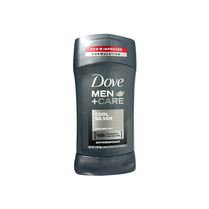 Desodorante Dove Men Silver Barra 2.7 Oz