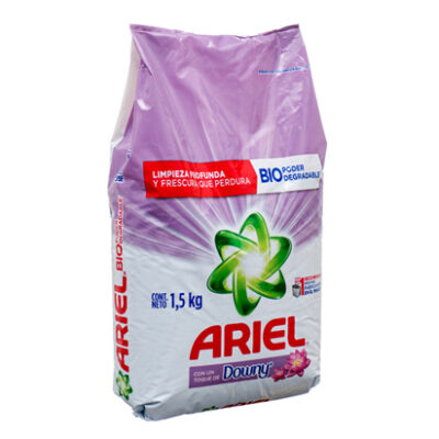 Detergente Ariel con Downy 1.5 Kg.