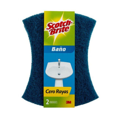 Esponja Scotch Brite Cero Rayas Baño 1 Ud.