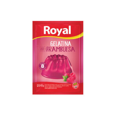Gelatina Royal Frambuesa 40g