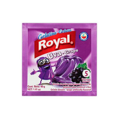 Gelatina Royal Uva 40g