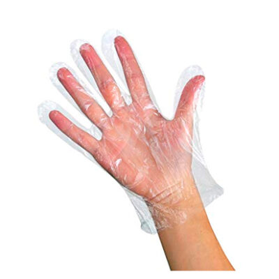 Guantes plásticos Desechables