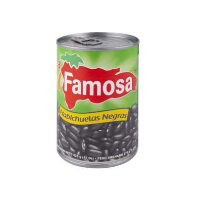 Habichuelas Negras La Famosa 15 Oz