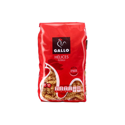 Helices Gallo Fucillis 500 Gr