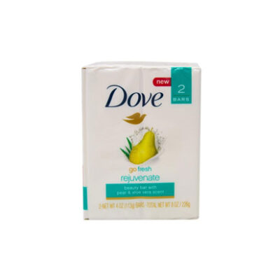 Jabón Dove Go Fresh Pear 8oz 2 Pack.