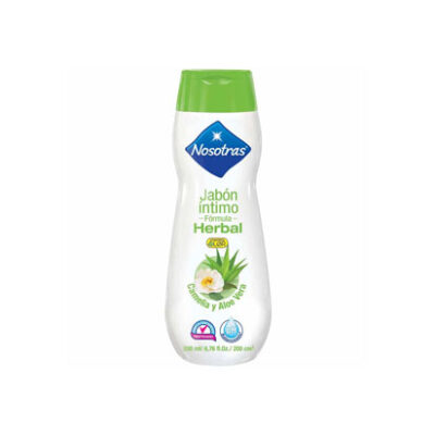 Jabón Íntimo Nosotras Herbal 200 Ml.