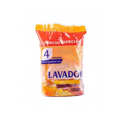 Jabón Lavador Miel 110 G 4 Pack