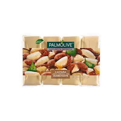 Jabón Palmolive Hidratante Natureza Secreta Castaña 4 Pack