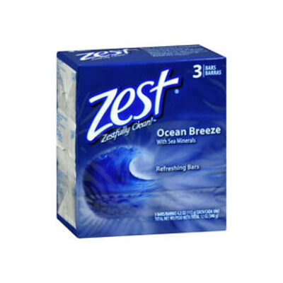 Jabón Zest Ocean Breeze 3 Pack