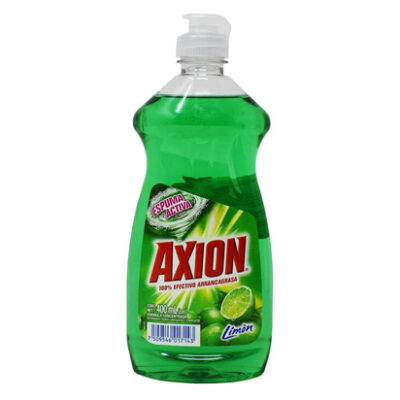 Lavaplatos Axion Limón Líquido 400 Ml