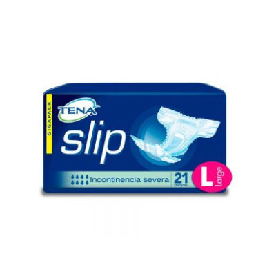 Pañales Tena Incontinencia Slip T/L 21 Uds.