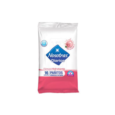 Pañitos Intimos Nosotras Agua DE Ros 16 Uds.