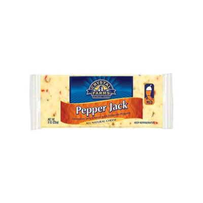 Pepper Jack Crystal Farm Chunk 8 Oz.