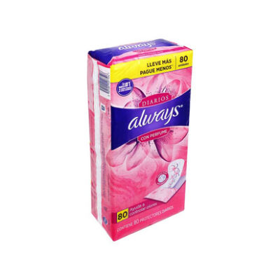 Protectores Íntimos Always Suave 80 Uds.