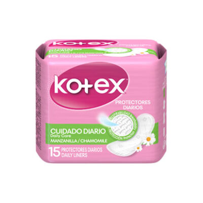 Protectores Íntimos Kotex Manzanilla 15 Uds.