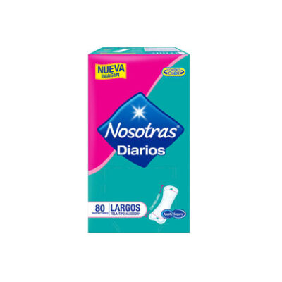 Protectores Íntimos Nosotras Largos 80 Uds.
