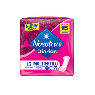 Protectores Íntimos Nosotras Multiestilo 15 Uds.