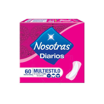 Protectores Íntimos Nosotras Multiestilo 60 Uds