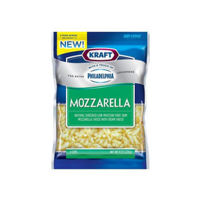 Queso Mozzarella Rallado Kraft 8 Oz