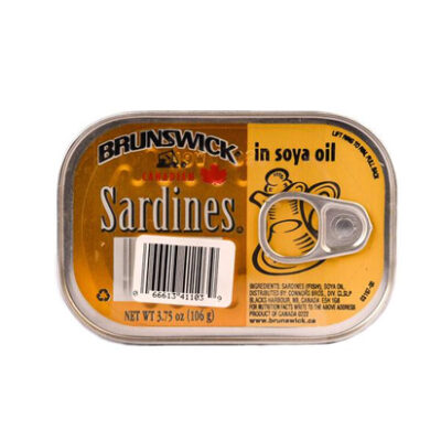 Sardinas Aceite Soya Brunswick 106g