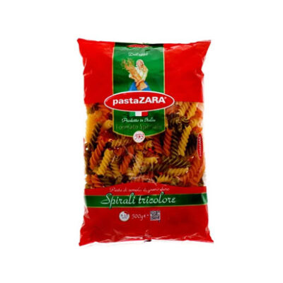 Spirali Zara Pasta Tricolor No 573 500 Gr.