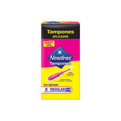 Tampones Nosotras Con Aplicador Regular 8 Uds