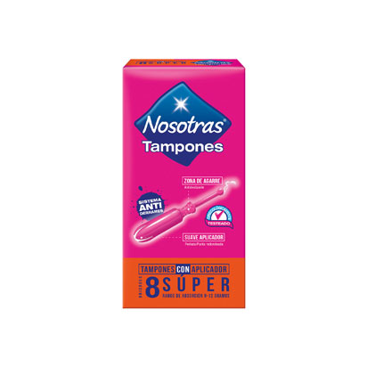 Tampones Nosotras Indicador Super 8 Uds.