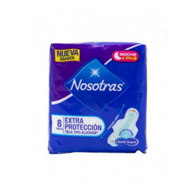 Toallas Sanitarias Nosotras Extra Protección 8 Uds