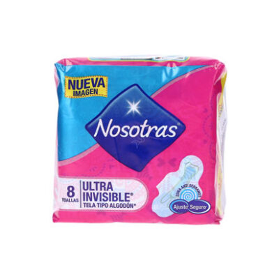 Toallas Sanitarias Nosotras Ultra Invisible 8 Uds.