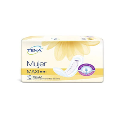 Toallas Tena Incontinencia T/Maxi 10 Uds.