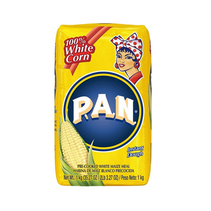 Harina Pan Blanca 1kg.